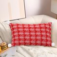 thumbnail image 1 of Puntoco Funda de almohada con diseño de árbol de Navidad, súper suave y cómoda, con cremallera invisible, fácil de cambiar, adecuada para sofá cama, sala de estar, 1 of 6