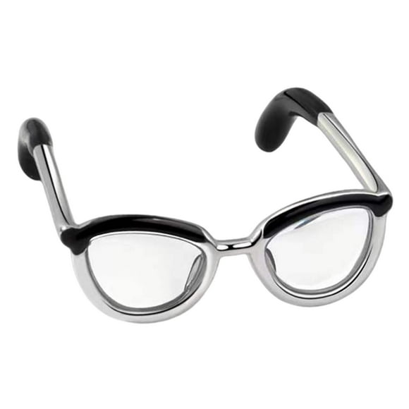 Anillo de gafas pequeñas ajustable Sunnimix Joyería Simple para fiesta festival Navidad mujer niña