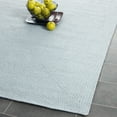 thumbnail image 3 of SAFAVIEH Braided Creighton Solid Cotton Reversible Area Rug, Light Blue, 6' x 9', 3 of 11