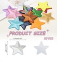 thumbnail image 2 of Uxcell Star Patches for Clothes, Sequin Star Iron Embroidered on Decorative for Holes Hats Jeans Repair Bags DIY Craft Silver, 2 of 6