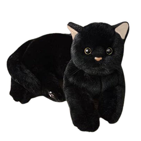 stanreset Sturdy And Durable Black Cat Soft Toy For Children Of All Ages Black Cat Teddy Black Cat Plush Toy