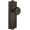 Bronze, variant on Grandeur 814764 Parthenon Solid Brass Rose Privacy Door Knob Set - Grey