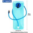thumbnail image 2 of Bolsa de agua, bolsa de vejiga de hidratación, tanque de agua de vejiga de agua de 2 l con mochila de agua grande Afortunado Sencillez, 2 of 5