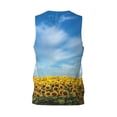 thumbnail image 2 of Rocae Blooming Sunflower Field for Men's Basketball Jersey Lightweight and Breathable Athletic Tank Top,Quick-Drying Sports Jersey 3X-Large, 2 of 9