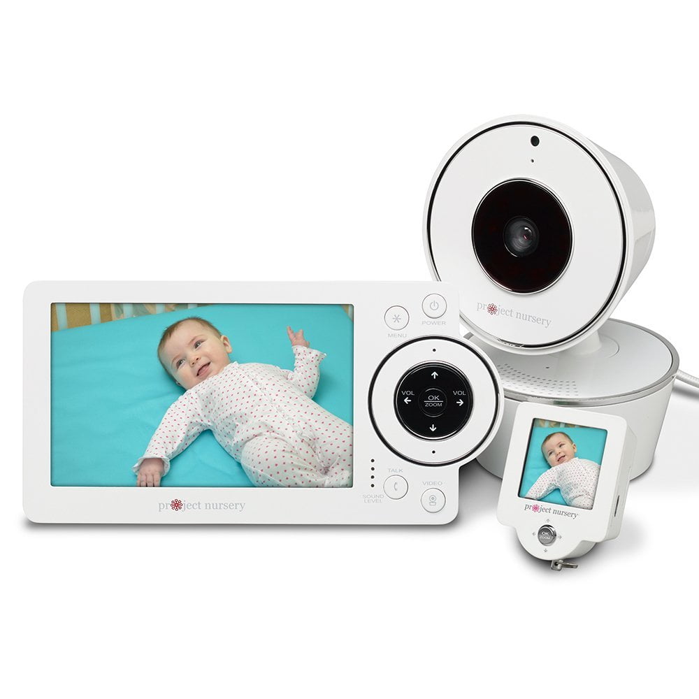 Project Nursery Video Baby Monitor with 5" Screen White