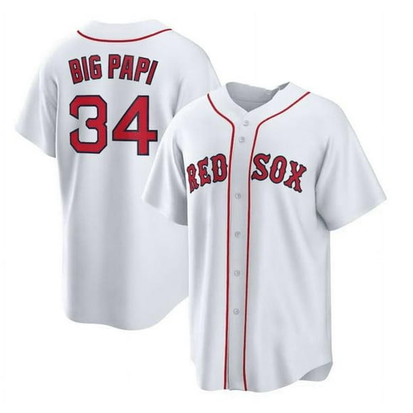 Men's Boston Red Sox Baseball Jersey BIG PAPI 34# SALE 41# TURNER 2# Adult Replica Player Name Sport Jersey