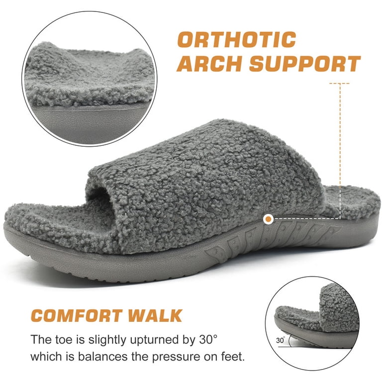 Men\'s Green Black Recovery Orthotic Arch Support Open Toe Slides Slipper Shoes Amazon.com | COFACE Mens Sport Recovery Sandals Plantar  main image 3