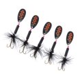 thumbnail image 1 of 5 unids / set pesca con rayas de lentejuelas cebo colorido Artificial Metal duro señuelo cebos agudos gancho carpa  pescado lentejuelas Negro Soledad Señuelos de pesca de cucharas, 1 of 8