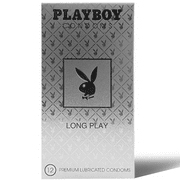 Playboy Long Play Benzocaine Delay Condoms for prolonged pleasure 12ct