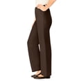 thumbnail image 2 of Woman Within Plus Size Petite Fineline Stretch Denim Wide-Leg Pull-On Jeans, 2 of 4