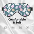 thumbnail image 5 of Rocae Cute Rabbit Easter for Mask for Women Men, Luxury Eye Cover Eye Shade with Adjustable Strap for Travel, Nap, Meditation, 5 of 7