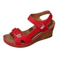 thumbnail image 1 of DAFEI Sandales Femmes Habillées à Plateforme Compensée Sandales Légères d'Été à Bride Sandales Décontractées de Vacances Augmenter la Hauteur Chaussures Rétro de Villégiature, 1 of 8
