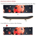 thumbnail image 2 of Seven Starred Ladybird Skateboard Stickers Pack of Two - Emery Surface, PVC Back, 8.8x32.6in/22.4x83 cm - Skateboard Accessories for Personalizing Your Board, 2 of 5