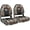 A-High Back-Camo/Black(2 seats), variant on NORTHCAPTAIN Deluxe Camo High Back Folding Fishing Boat Seat,Stainless Steel Screws Included,Camo/Charcoal,2 Seats