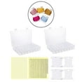 thumbnail image 6 of Embroidery Floss Organizer Box - 2pcs 24 Compartments with 150 Floss Bobbins and, 6 of 10