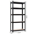 thumbnail image 7 of Muscle Rack 30"W x 12"D x 60"H, 5-Tier Steel Shelving, 500 lbs. Capacity  per Shelf, Black, 7 of 7