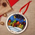thumbnail image 5 of Village Stained Glass Suncatcher Ornament – Holiday Ornament with Text for Loved Ones, Family & Friends, Christmas 2025 Decoration, 5 of 6