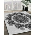 thumbnail image 3 of Ahgly Company Machine Washable Indoor Rectangle Transitional Platinum Silver Gray Area Rugs, 8' x 10', 3 of 7