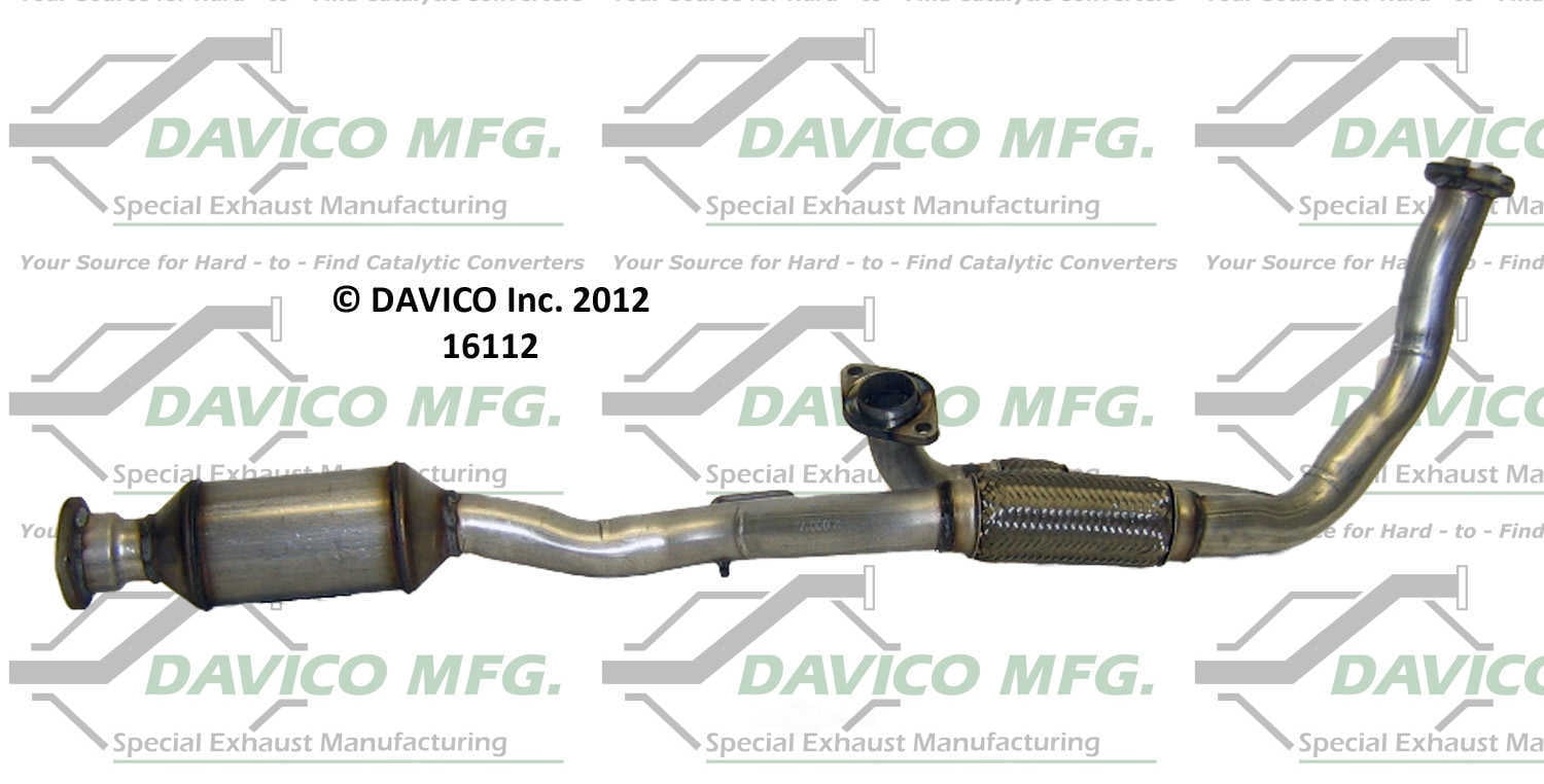 Davico Mfg 16112 Direct-Fit Catalytic Converter