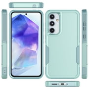 For Samsung Galaxy A55 5G Phone Case, Ebizware Shockproof Case Military Grade Heavy Duty Full Body Protection Rugged Cover for Galaxy A55 5G, Mint Green