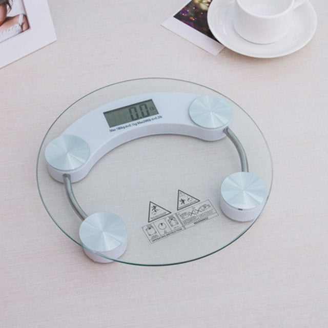 GOOHOCHY Bathroom Scales Large Display Body Weight Scale 1Set White Multi Plastic for Home Use Health Monitoring