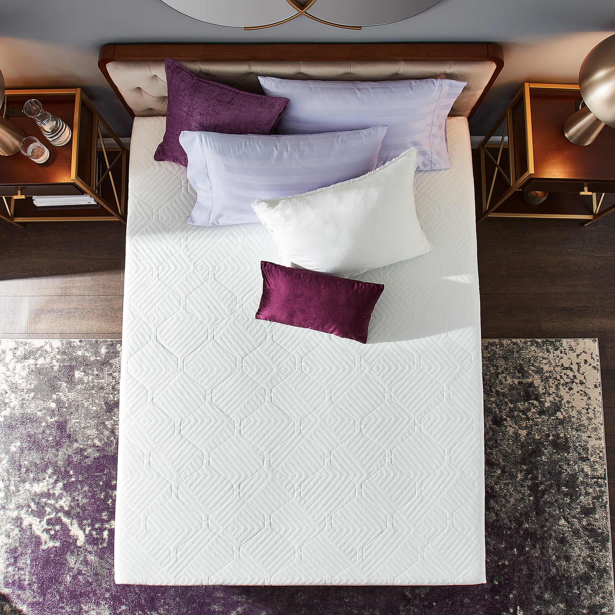 Sleep Innovations Hudson 12" Hybrid Mattress, Pressure Relief, California King