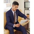 thumbnail image 4 of COOFANDY Men's 2 Piece Linen Suits Set Regular Fit Casual Linen Lightweight Suit Summer Beach Wedding, 4 of 5