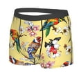 thumbnail image 2 of Junzan Beautiful Bright Birds And Flowers Mens Underwear Boxer Briefs For Men’s - Small, 2 of 9