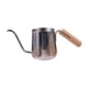 thumbnail image 3 of Cafetera de goteo con hervidor de 250 ml, boquilla de mango de madera anticalor de 4 mm y cuello de cisne Plata, 3 of 9