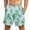 #003-Light Blue, variant on Xyxonk Mens Swim Trunks Quick Dry 9 Inch Big & Tall Swimsuit Beach Print Elastic Swimwear Bathing Suits with Pockets Green L