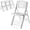 White, variant on PEXMOR Bamboo Folding Chair, Foldable Dining Wood Chairs with Comfortable Seat for Outdoor & Indoor, Brown, 1 Pack