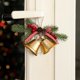 thumbnail image 2 of Decoración de la Campana Del Árbol de Navidad, Arco de Terciopelo Rojo, Campana de Hierro Forjado, Decoración de la Atmósfera Festiva, 2 of 6