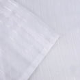 thumbnail image 4 of Superior Jackson Stripe Sheer Curtain Grommet Curtain Panel Set, 52" x 84", White, 4 of 5