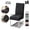 Black, variant on AIGIA Jacquard Dining Chair Covers Elastic Wedding Chair Cover Adjustable Seat Slipcover for Home Kitchen Banquet Party (Pack of 1/2/4 )