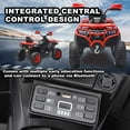 thumbnail image 5 of 24V Ride on ATV for Big Kids, All Off-Road Electric Ride On Toys with Remote Control, Decorative Flags, Multi-Color Lights, Music, USB Port, Bluetooth, 3-7-4.4mph, Red, 5 of 7