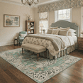 thumbnail image 2 of GENIMO 8'x10' Area Rug for Living Room, Washable Non Slip Soft Leopard Print Rug for Bedroom Dining Room Home Office, Dusty Sage, 2 of 7