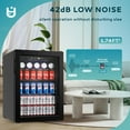 thumbnail image 5 of EUHOMY 95 Can Beverage Refrigerator and Mine Cooler with Glass Door with Adjustable Shelves, 5 of 8