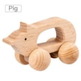 thumbnail image 4 of TOY Life Wooden Cars for Toddlers 1-3, Toys for Babies 0-6-12 Months, Baby Rattle Wooden Toy Truck, Baby Boy Nursery Decor, Wooden Rattle Baby Toy for 1 + Year Old, Wood Car for Boys, 4 of 8