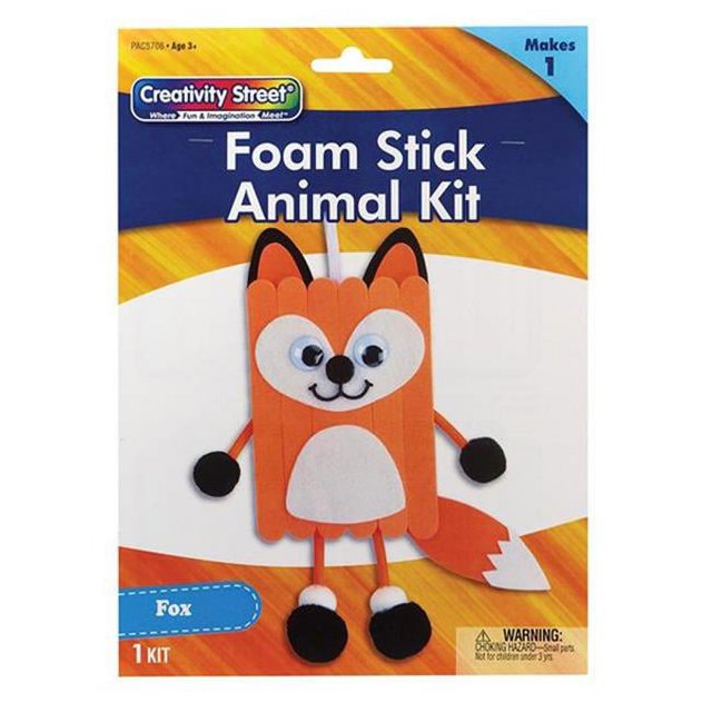 Dixon Ticonderoga - Pacon PACAC5706-6 Creativity Street Craft Kit - Fox - 6 Each