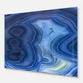 thumbnail image 2 of Blue Agate Stone Design 40 in x 30 in Painting Art Prints, by Designart, 2 of 5