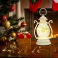 thumbnail image 5 of Christmas Decorations Glow, Christmas Vintage Decorative Lanterns with LED String Light, Small Flashing LED Tabletop & Hanging Decor for Trees, Home, Dining Table Props Christmas Gifts, 5 of 7