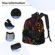 thumbnail image 5 of Mochila con flores de neón que brillan en la oscuridad, ideal para portátiles, viajes, senderismo, negocios, para mujeres y hombres., 5 of 5