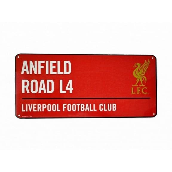 Liverpool FC Official Soccer Colored Metal Street Sign