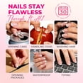 thumbnail image 5 of 2-Pack Semi-Solid Nail Glue Gel for Press on Nails, 10g Each - Strong Hold Solid Nail Glue for Fake Nails & Tips, UV/LED Lamp Required, Non-Floating & Easy to Apply, Durable Nail Extension Adhesive, 5 of 5