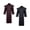 Black, variant on Full Length Western Waterproof Oilskin Duster (Black, XXL)