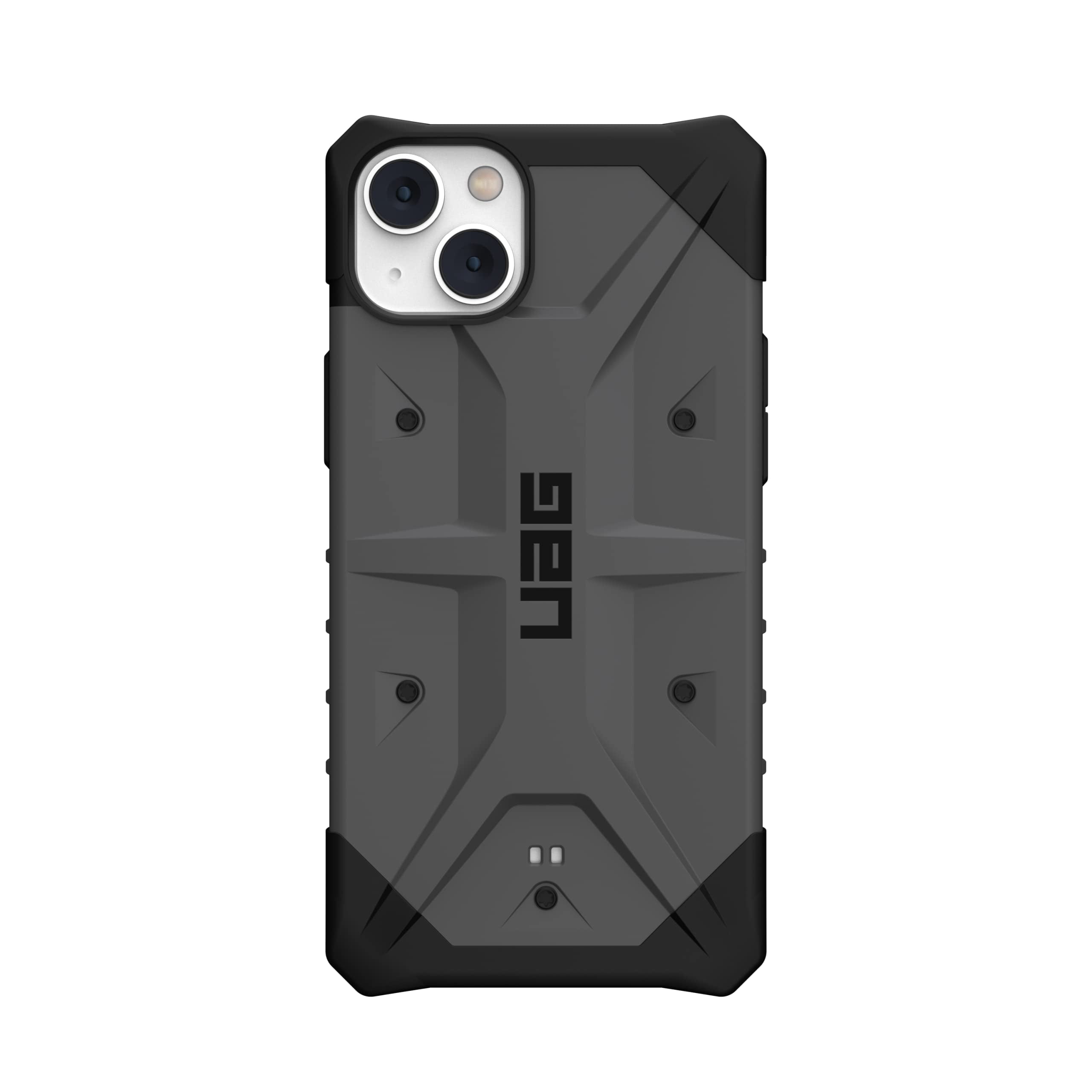 UAG iPhone 14 Plus Case Silver 6.7" Pathfinder Slim Lightweight Shockproof Dropproof Rugged Protective Cover Compatible with Wireless Charging by URBAN ARMOR GEAR