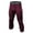 Red, variant on Men's Compression Quick Dry Tights Capri Pants Running Yoga Leggings