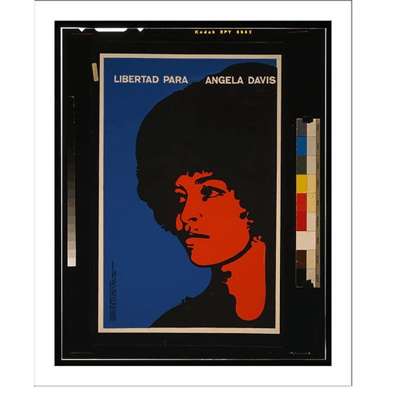 Historic Print, Libertad para Angela Davis, 16" x 20"