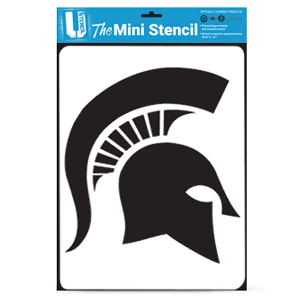 Michigan State Spartans 11" x 14.5" Team Mini Stencil Kit - Walmart.com ...