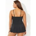 thumbnail image 5 of Swimsuits for All Women's Ruched Skirted Bandeau Swimdress, 5 of 5